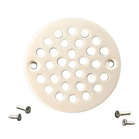 Jones Stephens C60814 Satin Nickel Coverall Strainer 4-1/4 inch