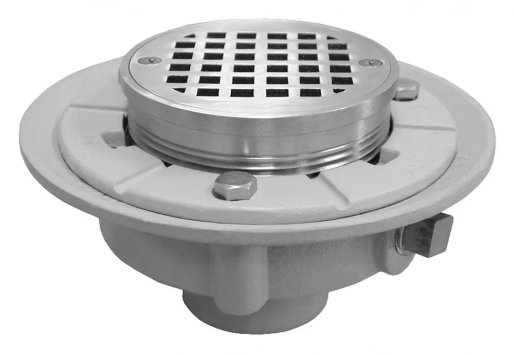 Jones Stephens D65600 4 No Hub Ci Fl Drain W/7 Pan & 5 Nb Rd