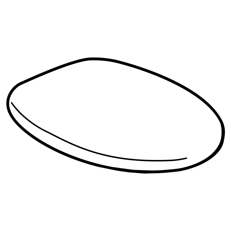 GROHE 5349019 Savona Toilet Seat Elongated Warm White Replacement MPN