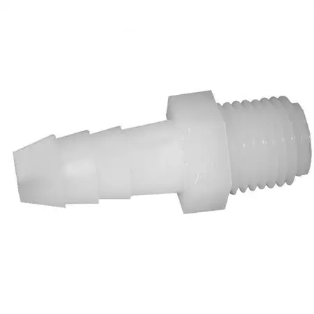 JONES STEPHENS CORP N14010 1/2 IPS X 3/4 BARB MALE INS ADPTR (NYLON)