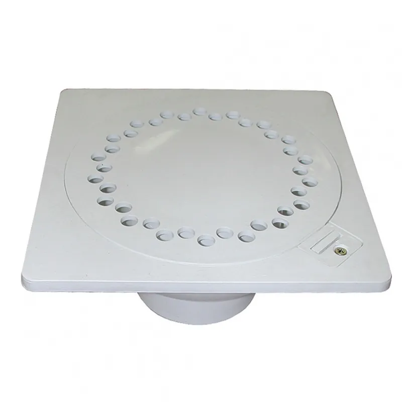 Jones Stephens D42010H 9X9 HD PVC Bell Trap W/4 Outlet