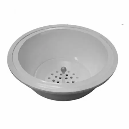 Jones Stephens S55001 3X4 PVC Round Floor Sink With Strainer