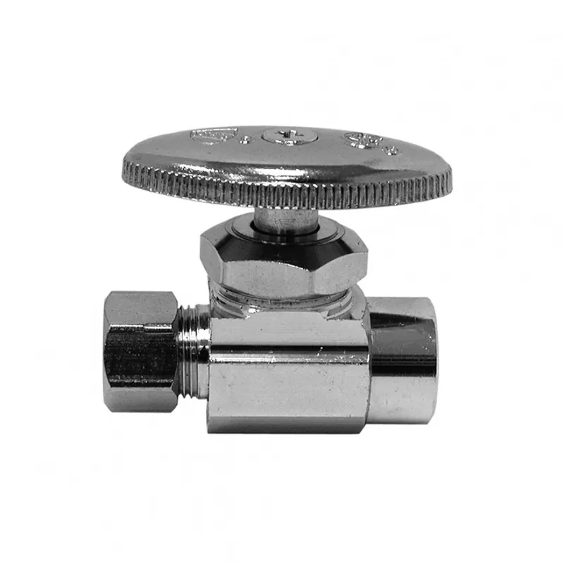 JONES STEPHENS S10326 1/2 SWT X 3/8OD CHR STR SPLY STOP - LEAD FREE