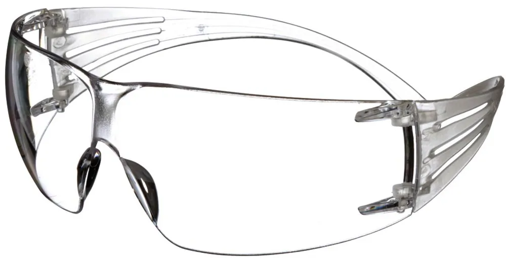 3M 7100090435 SecureFit Clear Safety Glasses Lightweight Standard Clear Lens