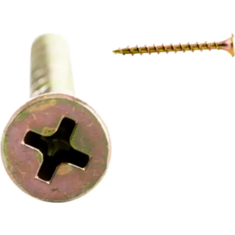 Minerallac 39563 #6 Coarse Thread Drywall Screw Kit, Bugle Head, Phillips, Yellow Zinc Plated