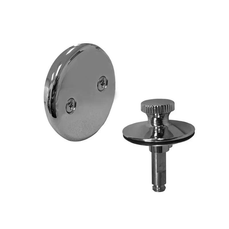 Jones Stephens B07173 Two Hole Bath Waste Trim Kit w/ CP Friction Lift Stopper