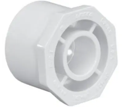 NIBCO 437-289 2-1/2 in. Spigot x 1 in. Slip PVC Bushing