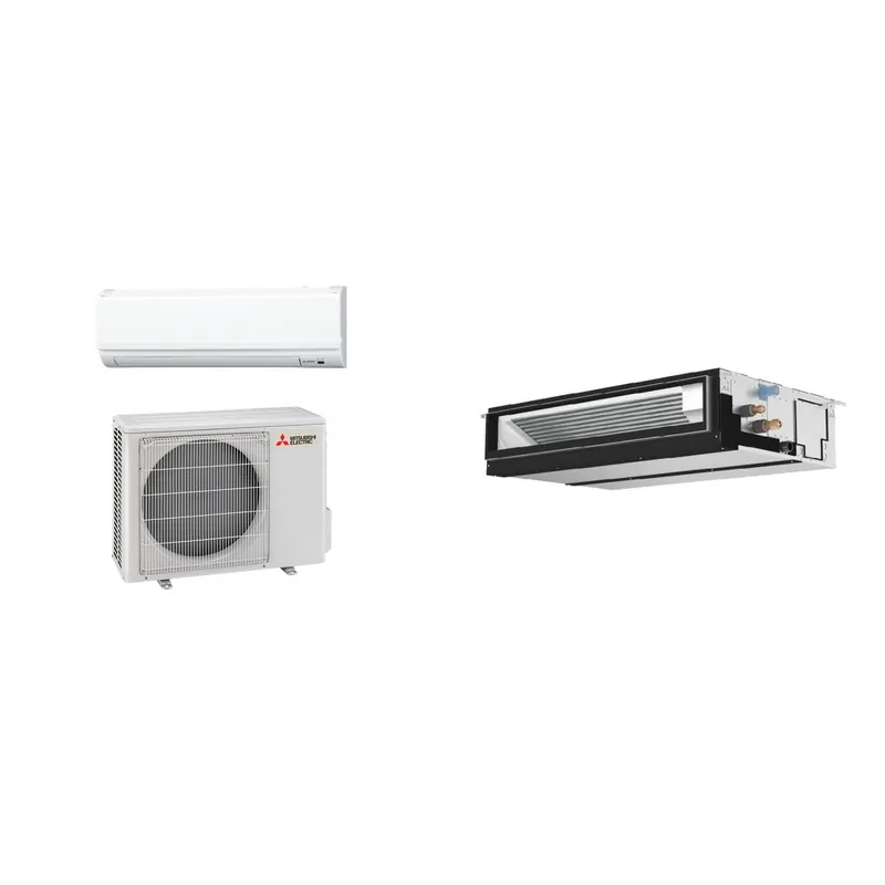 MITSUBISHI ELECTRIC Single-Zone PUZ-AK12NL+PEAD-AA12NL - 12.4K BTU 20 SEER2 Ducted Heat Pump System