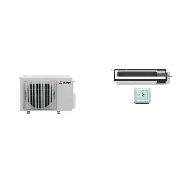 MITSUBISHI ELECTRIC Single-Zone SUZ-AA12NL+SEZ-AD12NL - 12K BTU 19.6 SEER2 Ducted Heat Pump System