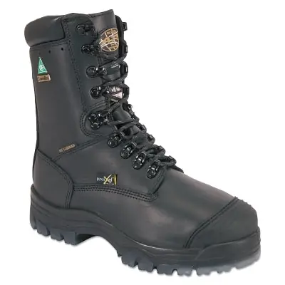 Oliver by Honeywell 45675C-BLK-140 45 Series Leather 9 in Lace-Up Composite Toe Boots Size 14