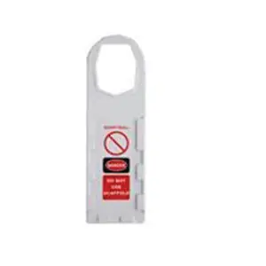 Brady 104111 SCAFFTAG Identification Tag, Plastic, 144 mm H x 89 mm W, White