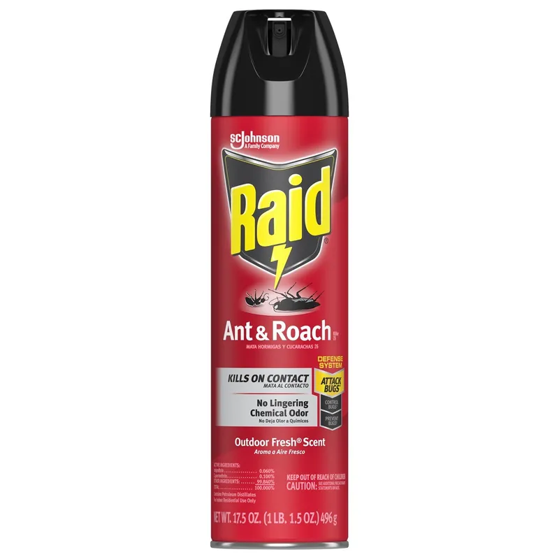 Raid 669798 Ant and Roach Killer 17.5 oz Aerosol Case of 12