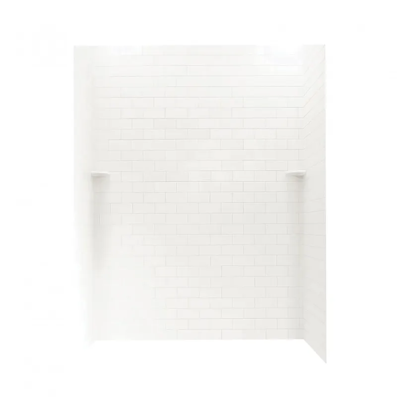 Swan Corporation STMK723662.130 Subway Tile Bath Wall Bath Kit 36 x 62