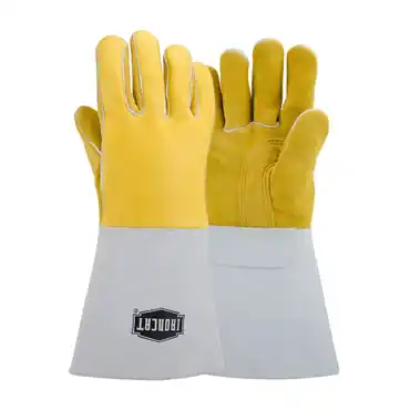 PIP 9060/XL Yellow Gauntlet Cuff X-Large Premium Welding Gloves
