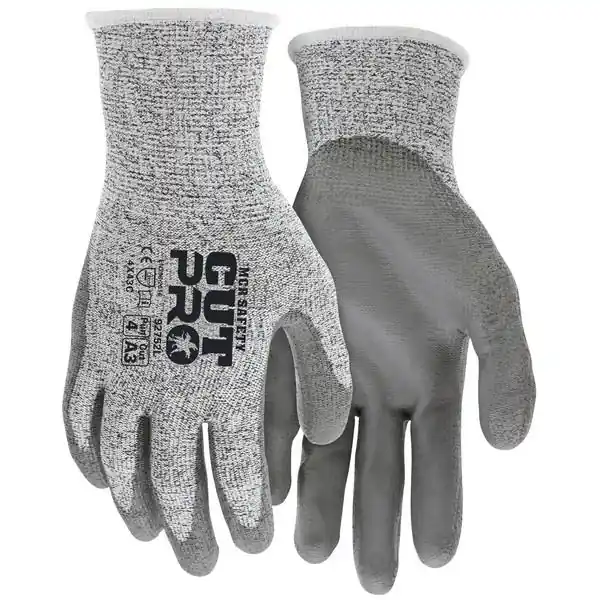 MCR Safety 92752L Cut Pro Cut-Resistant Gloves Large Polyurethane Coating