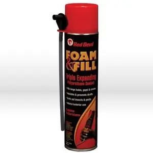 Red Devil 0912 Foam and Fill Triple Expanding Foam Sealant 20 oz