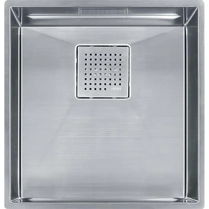 Franke PKX11016 Peak 17-in. x 18-in. 16 Gauge Stainless Steel Undermount Single Bowl Kitchen Sink