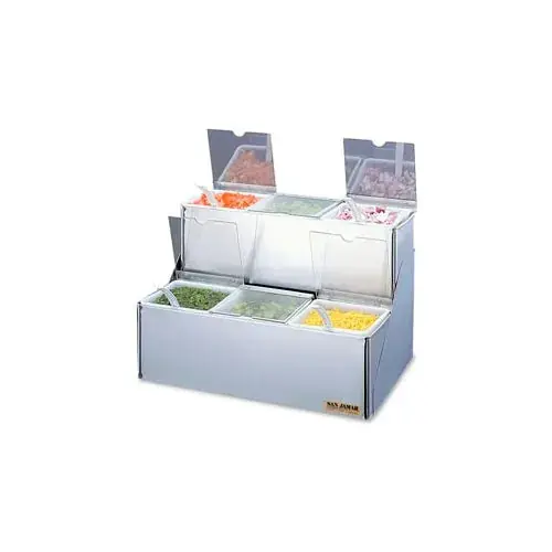 San Jamar B6706INL Stepped Condiment Tray 1 Qt. Replacement for San Jamar