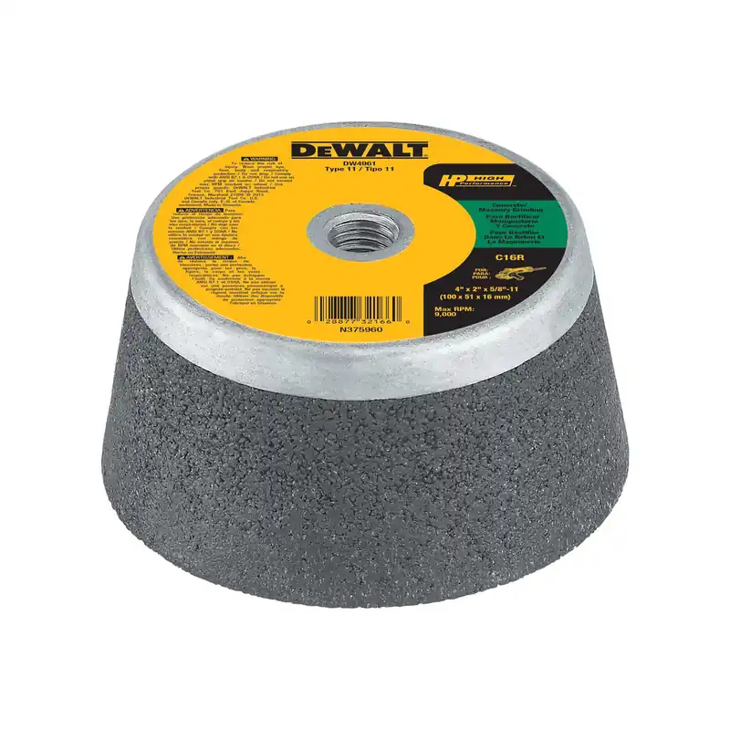 DeWalt DW4961 4 x 2 T11 masonry grinding wheel