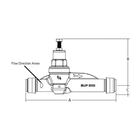 CASH ACME 23894-0045 3/4 EB45-DUSB Double Union SharkBite