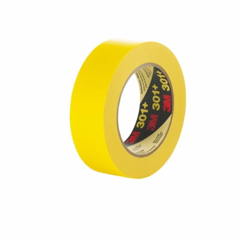 3M 7000124887 Performance Yellow Masking Tape 301+ 0.47 Inch 72 RL