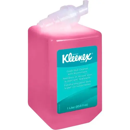 Kimberly-Clark 91552 Kleenex Foam Skin Cleanser W/ Moisturizers Light Floral 1000 ml Cassette 6/Case