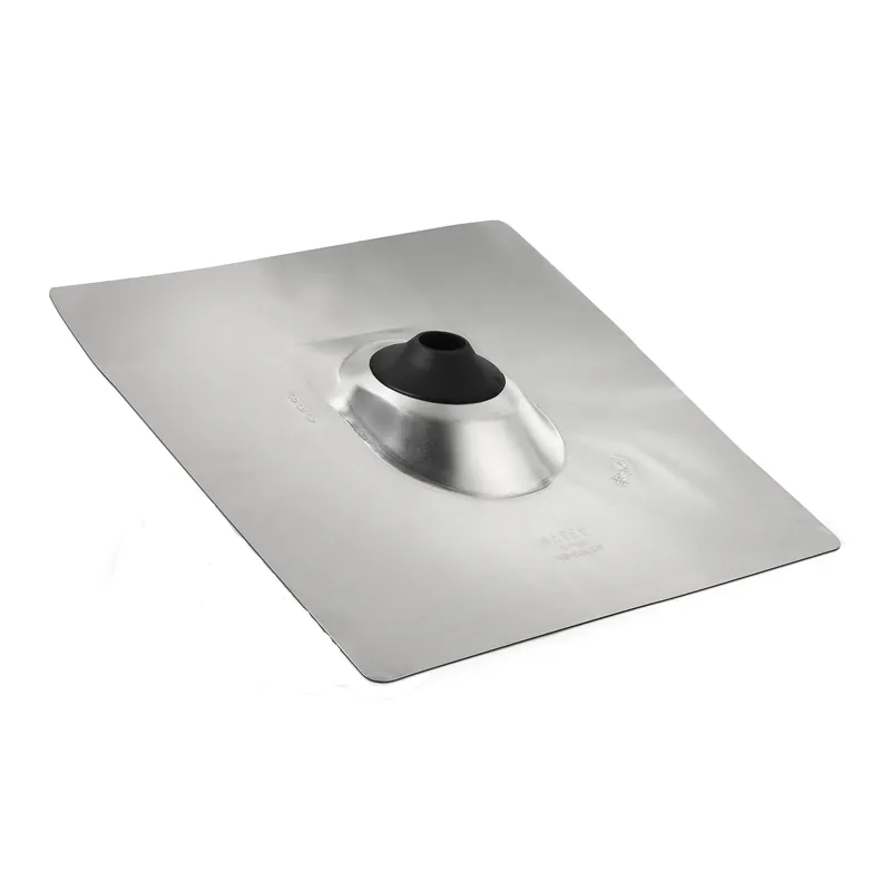 Oatey 12849 No-Calk Self-Seal Roof Flashing Aluminum 2 in Pipe 18 in W x 18 in L Base