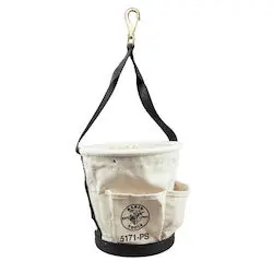 Klein 5171PS Heavy-Duty Tapered Wall Bucket 12 in 4 Outside Pockets Replacement MPN