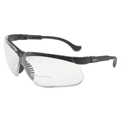 Uvex by Honeywell S3762 Genesis Safety Magnifying Glasses-Readers +2.0 Diopter Lens