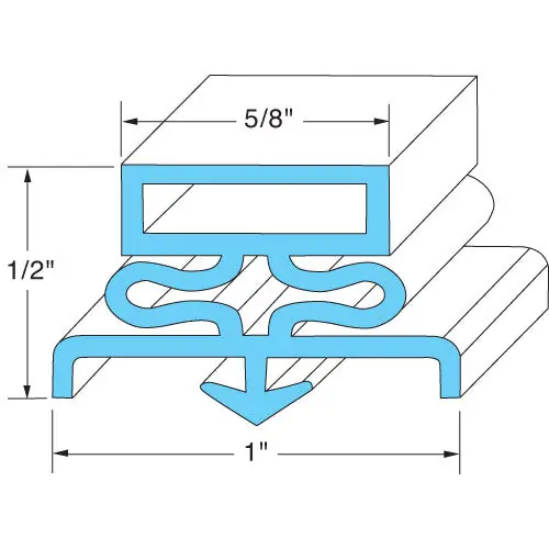 Door Gasket Traulsen Replacement 341-39394-00 for Traulsen