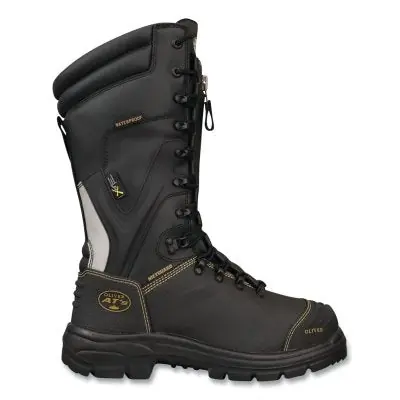 Oliver by Honeywell 65791-BLK-100 65 Series 10 in Lace-Up Steel Toe Boots